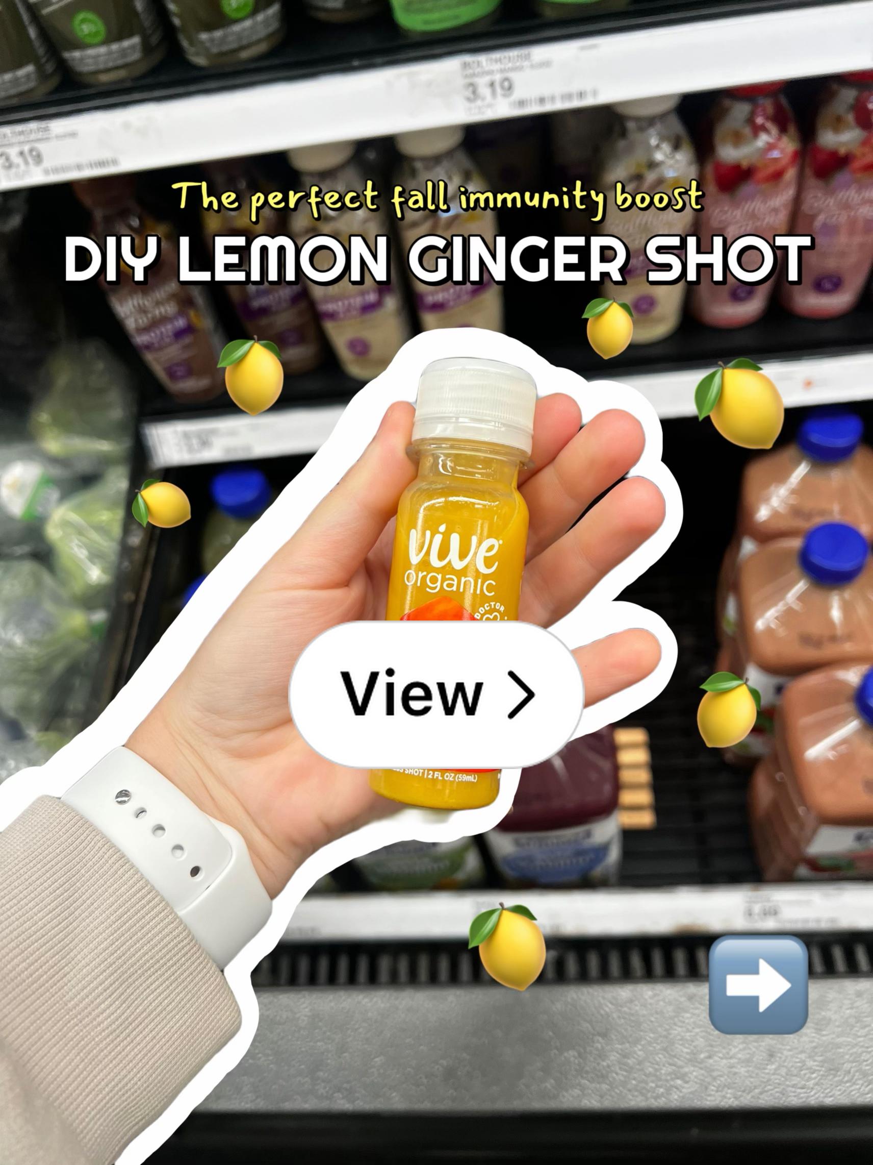 Master Your Immunity: Homemade Lemon Ginger Cayenne Shot Recipe